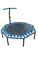 Sekizgen Katlanabilir Trambolin – Ev Tipi Katlanır Zıplama Mavi Trambolin