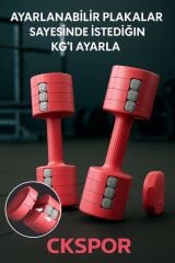 2×2,5 Kg Ayarlanabilir Dambıl Set