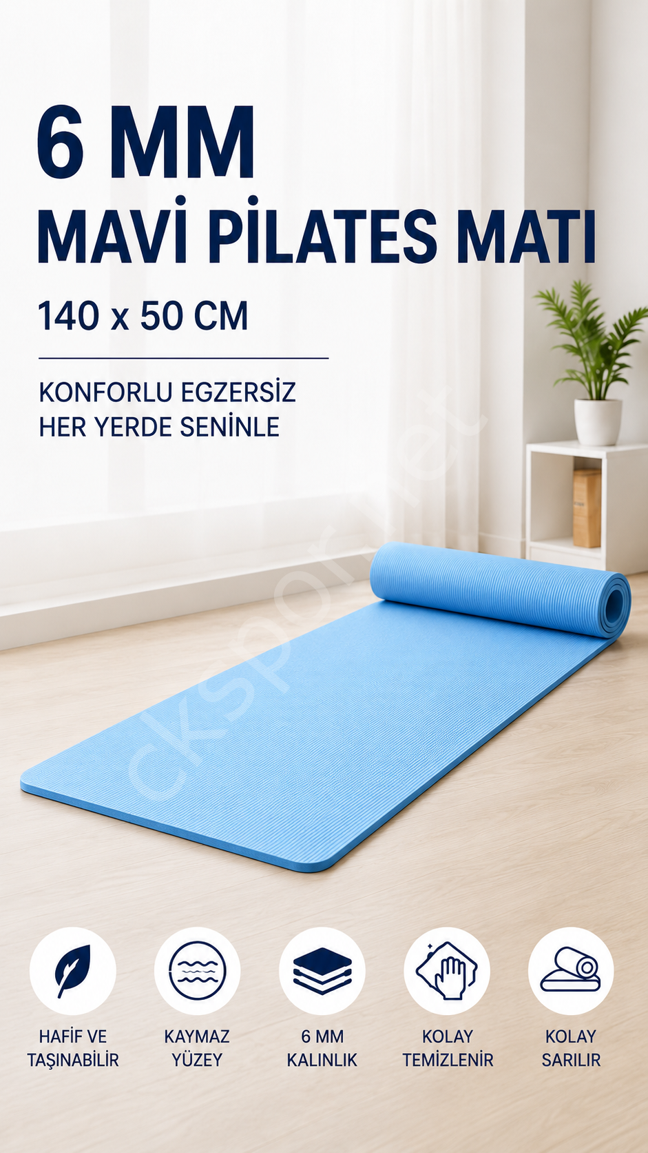 6 MM Pilates Matı