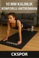 10 MM Siyah Pilates Matı