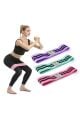 Aerobik Bant 3’lü – Pilates ve Fitness Egzersiz Lastik Seti