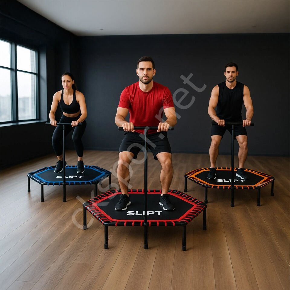 135 CM Tutunmalı Step Trambolin