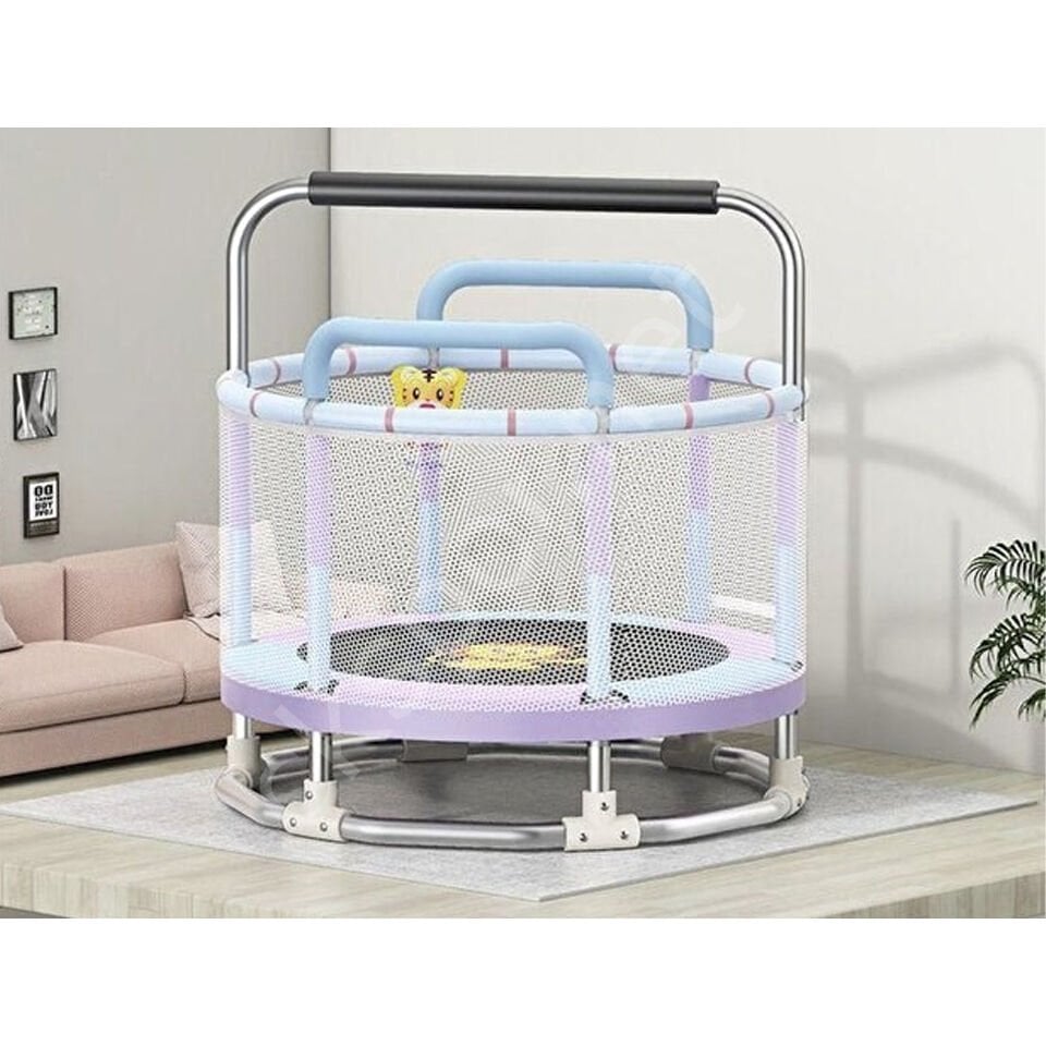 150 CM Trambolin – Korumalı Çocuklara Özel Fileli Büyük Boy Trambolin