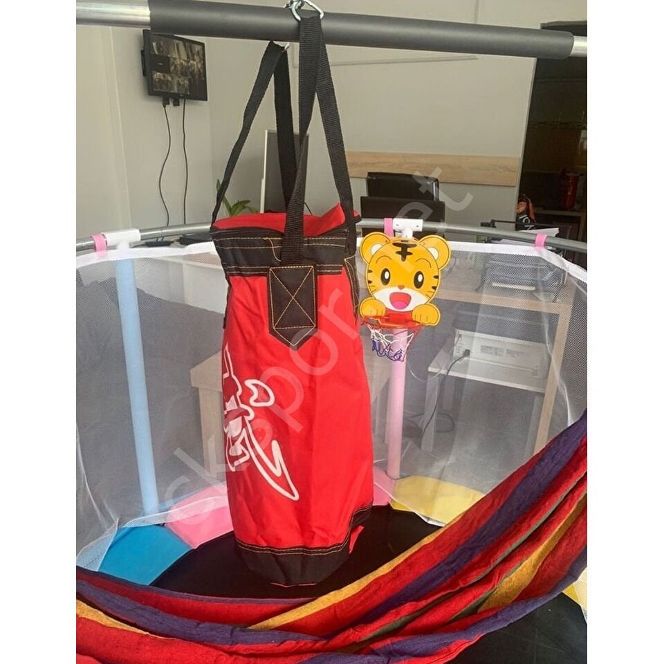 150 CM Trambolin – Korumalı Çocuklara Özel Fileli Büyük Boy Trambolin