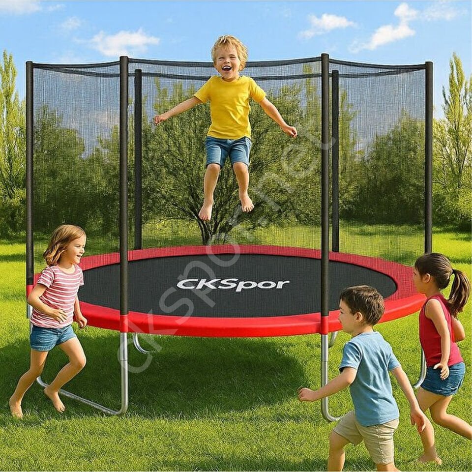 183 CM Trambolin – Büyük Boy Fileli Dış Mekan Trambolini