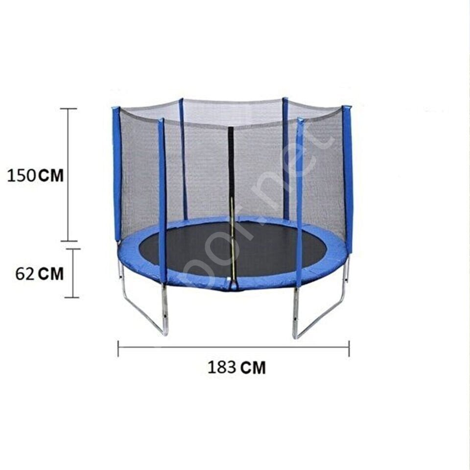 183 CM Trambolin – Büyük Boy Fileli Dış Mekan Trambolini