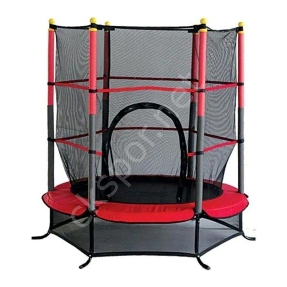 140 CM Trambolin – 55 İnç Fileli Trambolin Kırmızı