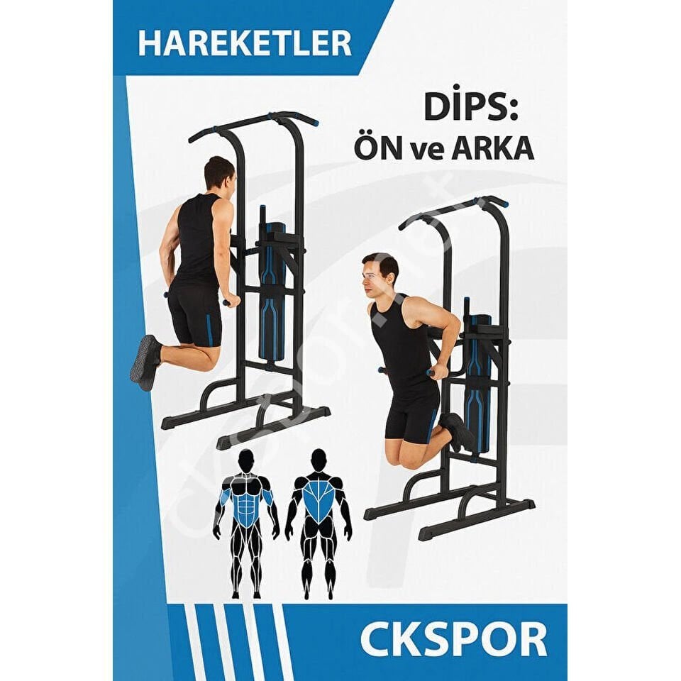 Güç Kulesi – Barfiks, Mekik ve Dips İstasyonu Spor Aleti