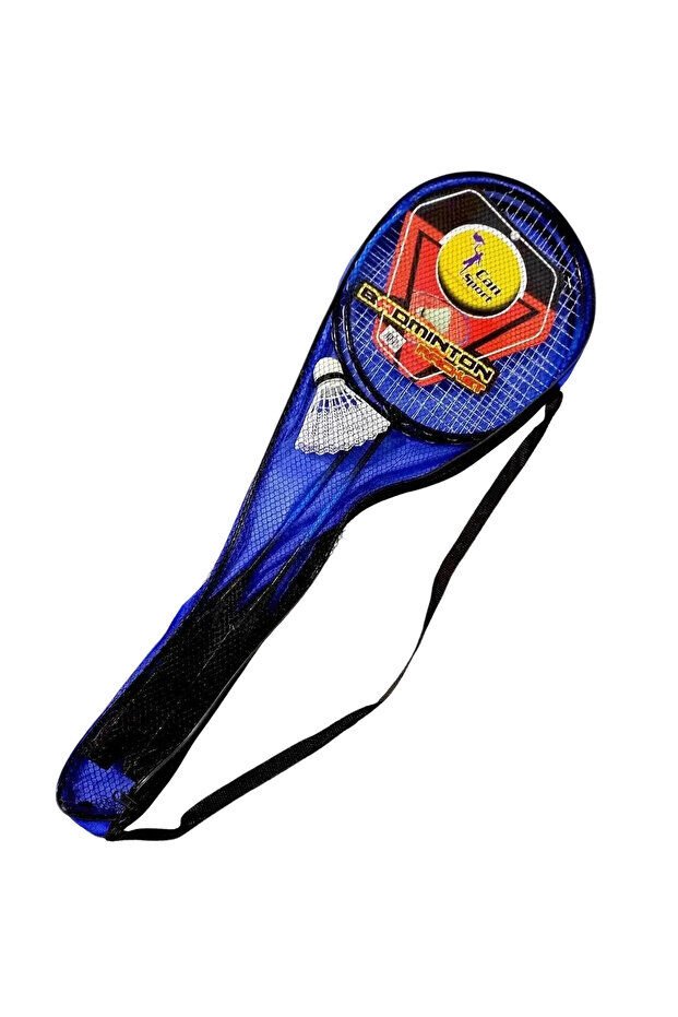 Çantalı Badminton Raket Set  - KIRMIZI