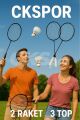 Fileli Badminton Raket 6 Toplu – Profesyonel Set