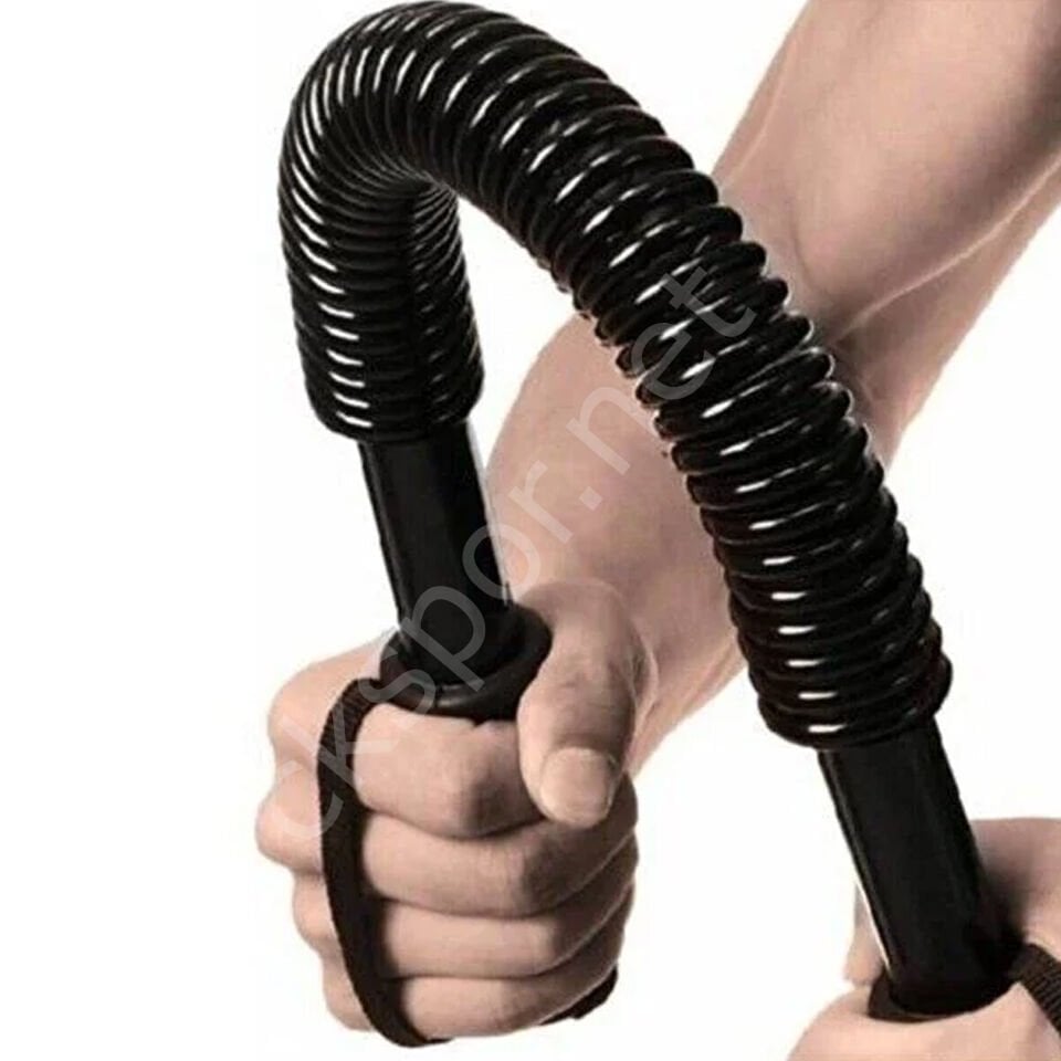 CKSPOR 65 cm Bük Bük 30 KG Dirençli Göğüs Kol ve Kanat Geliştirici Paslanmaz Çelik Yaylı Egzersiz Aleti