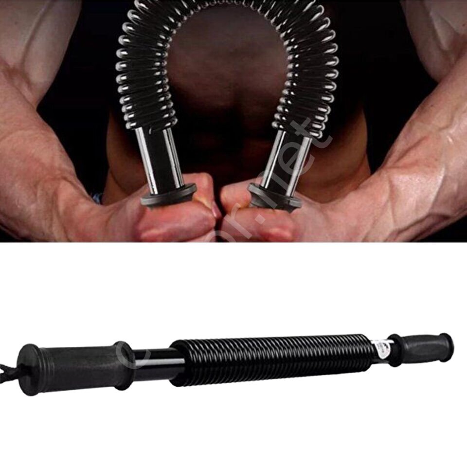 CKSPOR 65 cm Bük Bük 30 KG Dirençli Göğüs Kol ve Kanat Geliştirici Paslanmaz Çelik Yaylı Egzersiz Aleti