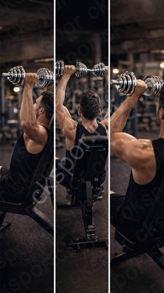 CKSPOR 50 KG Çantalı Krom Dambıl ve Halter Seti - Profesyonel Döküm Ağırlık ve Fitness Egzersiz Ekipmanı