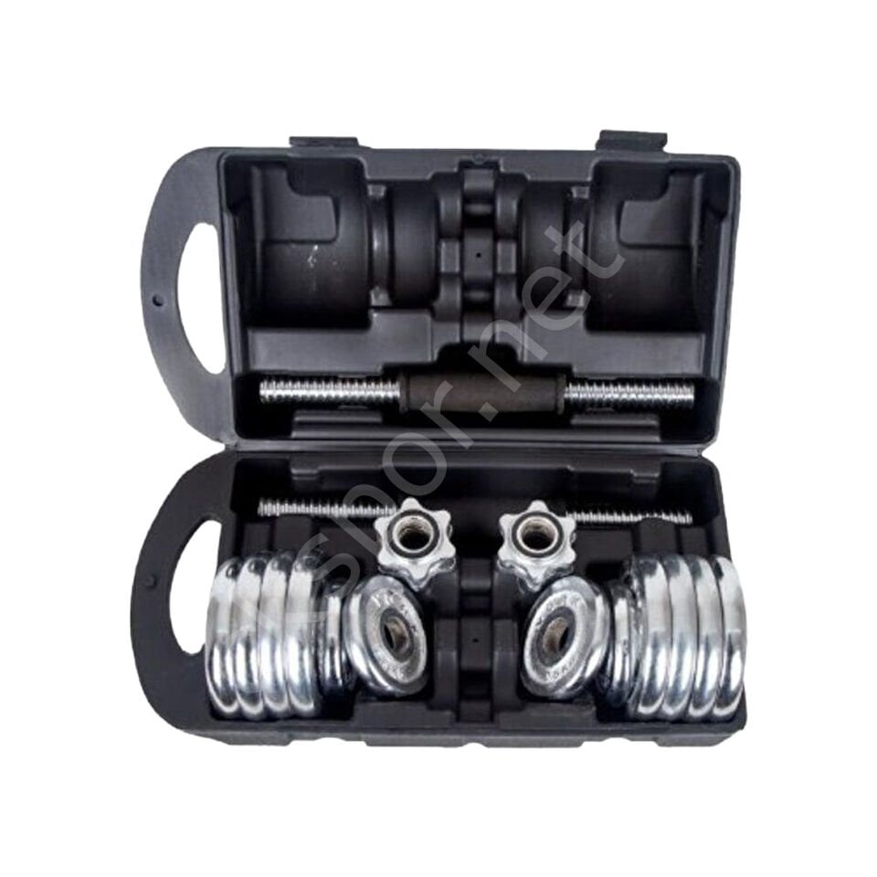 20 KG Krom Çantalı Dambıl Seti