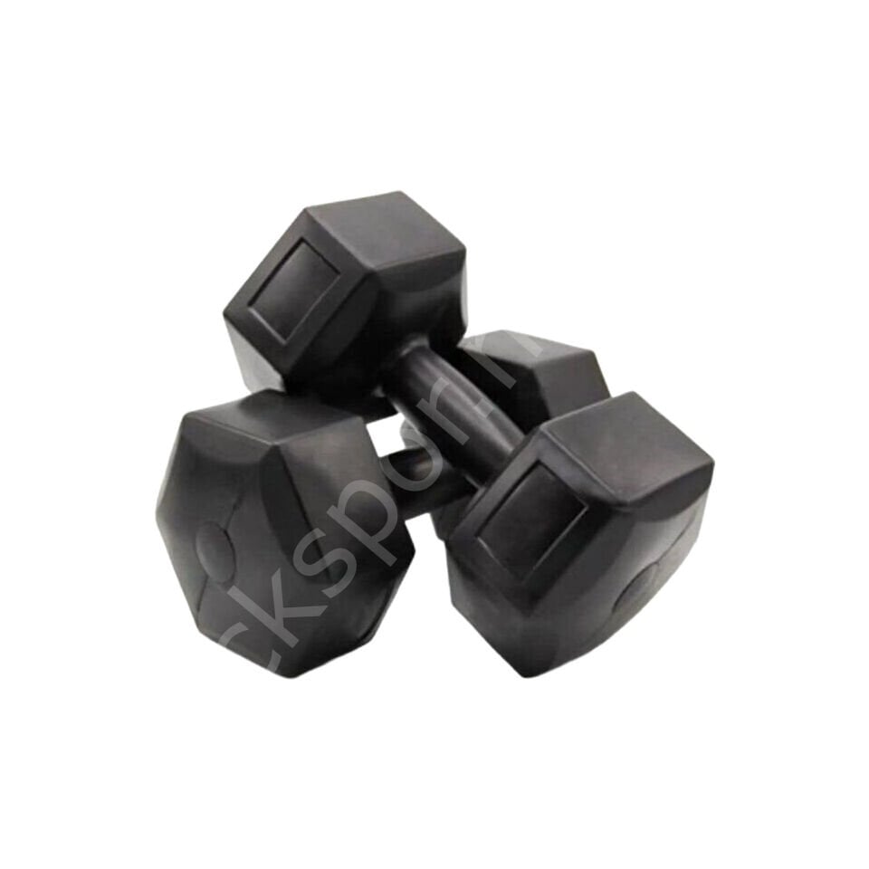 2 x 4 KG Plastik Dambıl Siyah