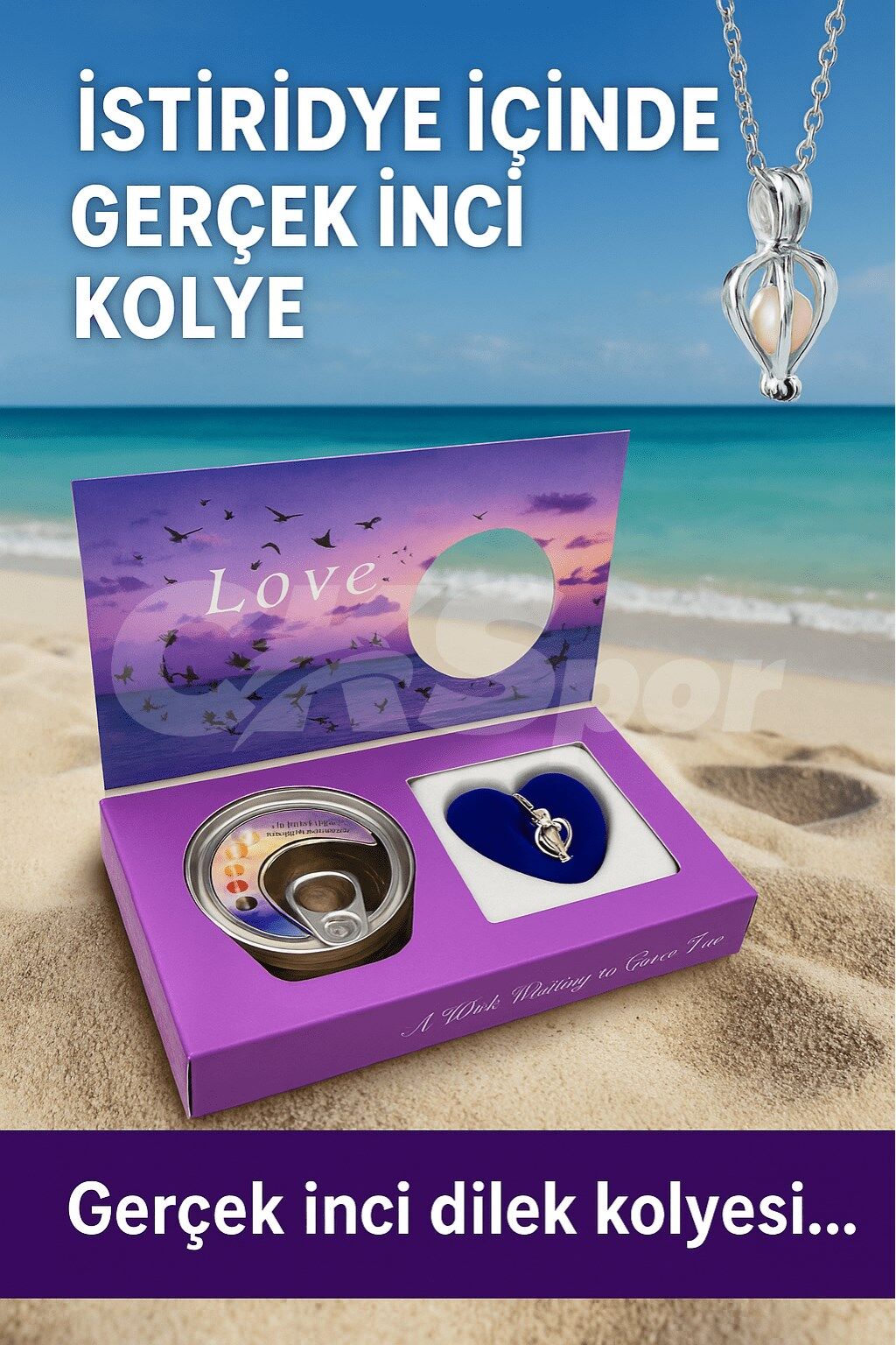 İstiridye Kolye – Moda Takı ve Günlük Aksesuar