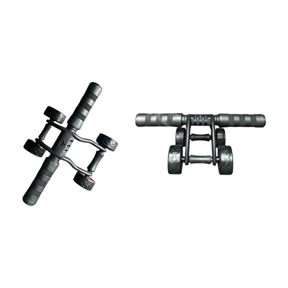 4 Tekerlekli Mekik Aleti – Karın Kası Çalıştırma & Evde Spor Ekipmanı