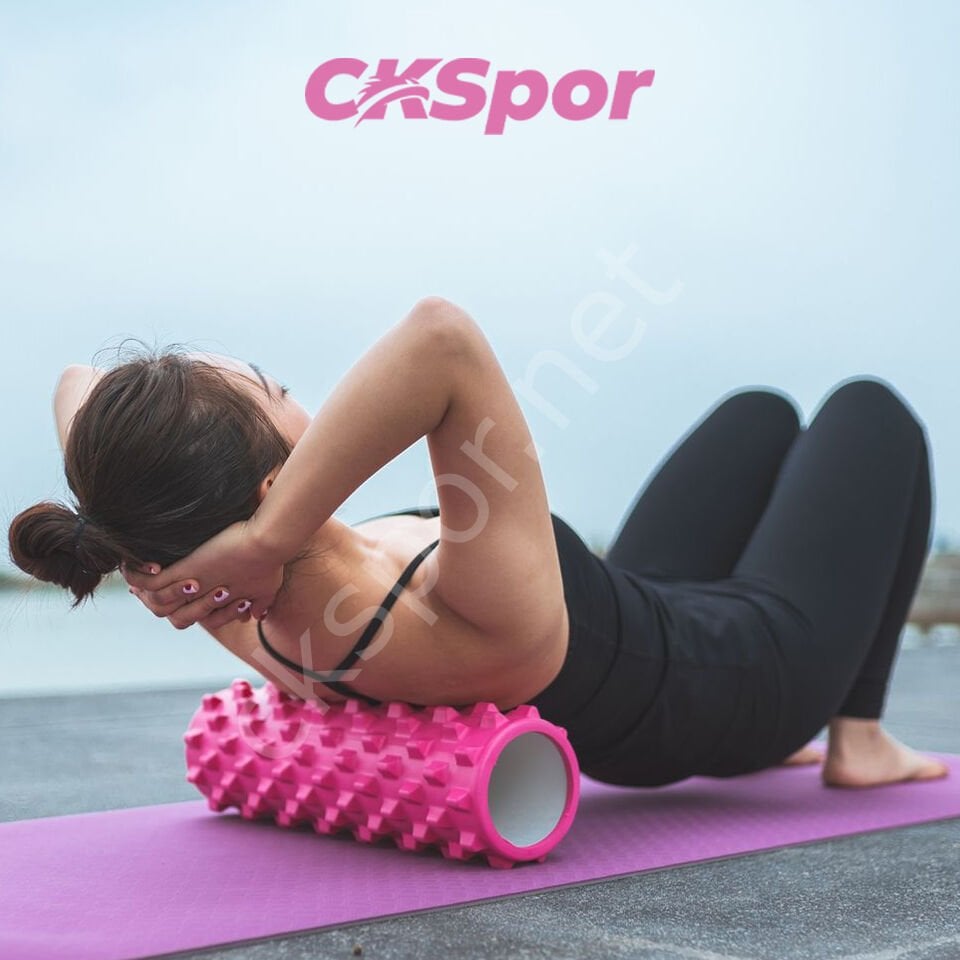 Foam Roller Mavi – Spor, Pilates ve Derin Doku Masaj Silindiri