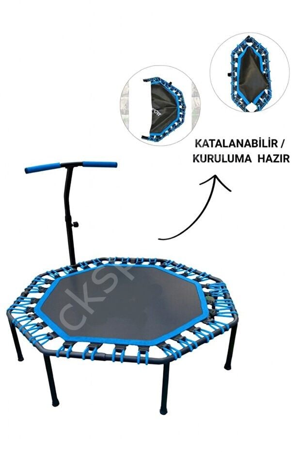 135 CM Sekizgen Katlanabilir Ev Tipi Katlanır Trambolin