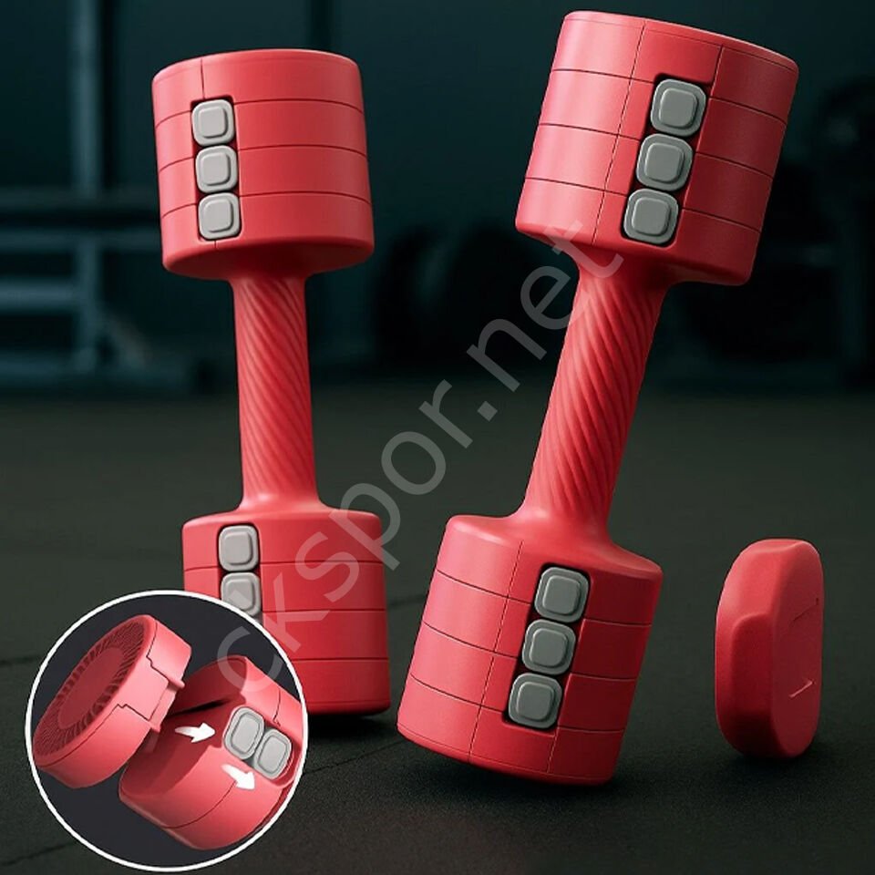 SBD ・EVERLIFT 新品&USEDセット golds gym CKSPOR - 2×2,5 KG Ayarlanabilir Dambıl Set
