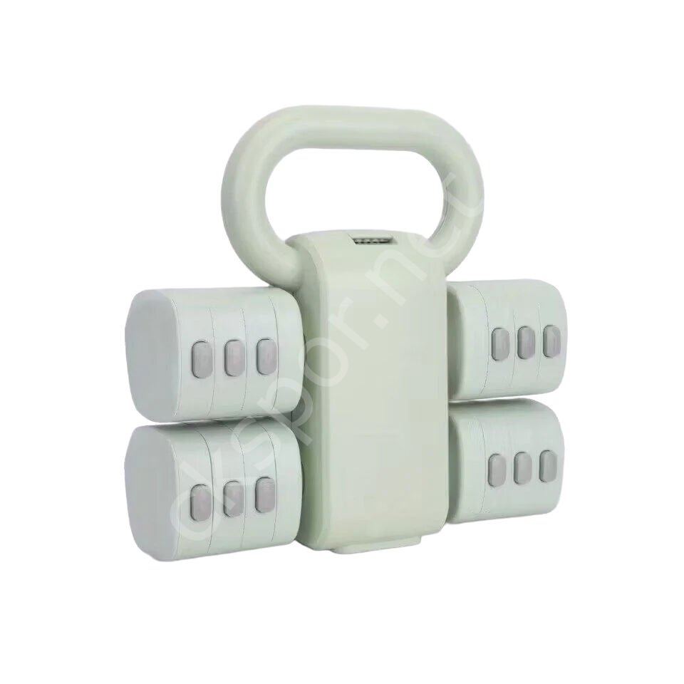 Ayarlanabilir Dambıl ve Kettlebell Seti 5,5 Kg Yeşil