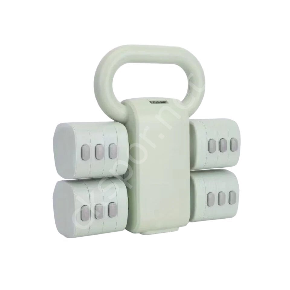 Ayarlanabilir Dambıl ve Kettlebell Seti 5,5 Kg Yeşil