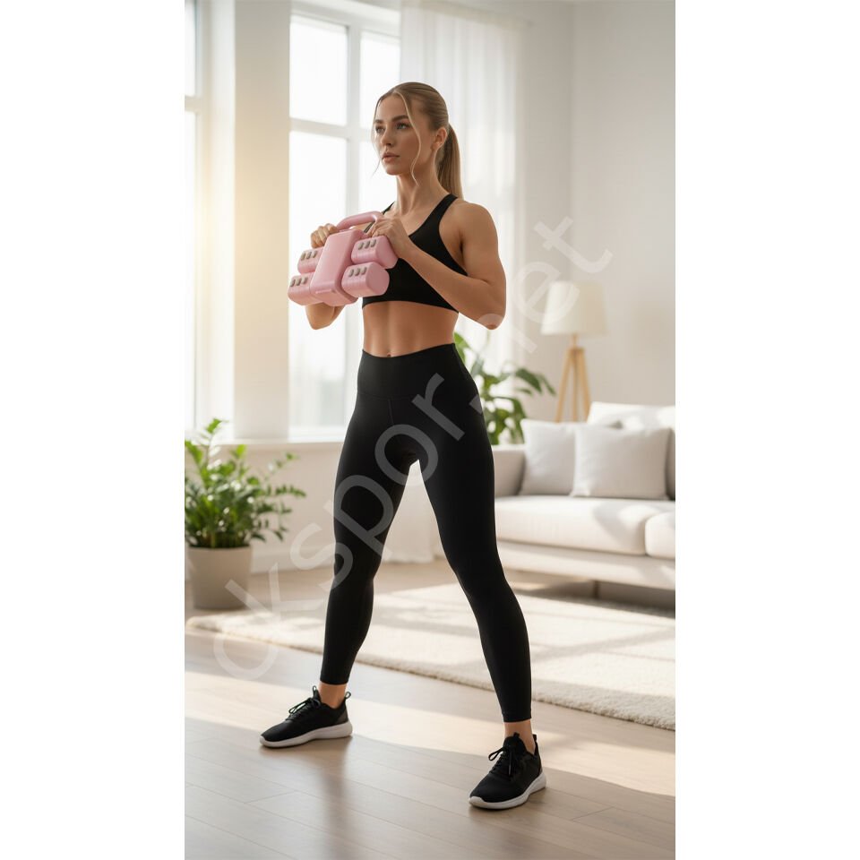 Ayarlanabilir Dambıl ve Kettlebell Seti 5,5 Kg Pembe